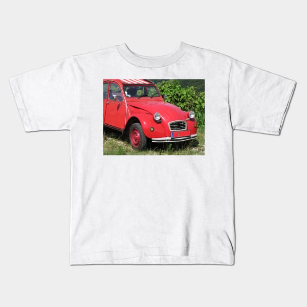 Hidro Raid Meeting of French vintage cars in Slovenia Kids T-Shirt by Roland69